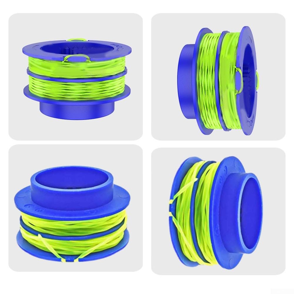 Szpula zamienna do podkaszarki, 20-stopowa zapasowa żyłka do podkaszarek do modeli 1124B-03 i 2024A-03 Opakowanie 2/4/6 szt.(2pcs)