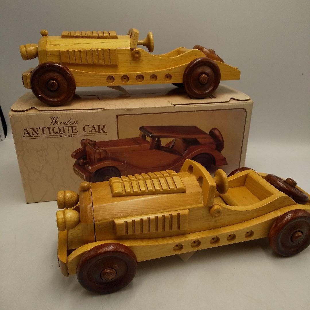 Amazon.co.jp: Wooden ANTIQUE CAR 木製 アンティーク クラシックカー