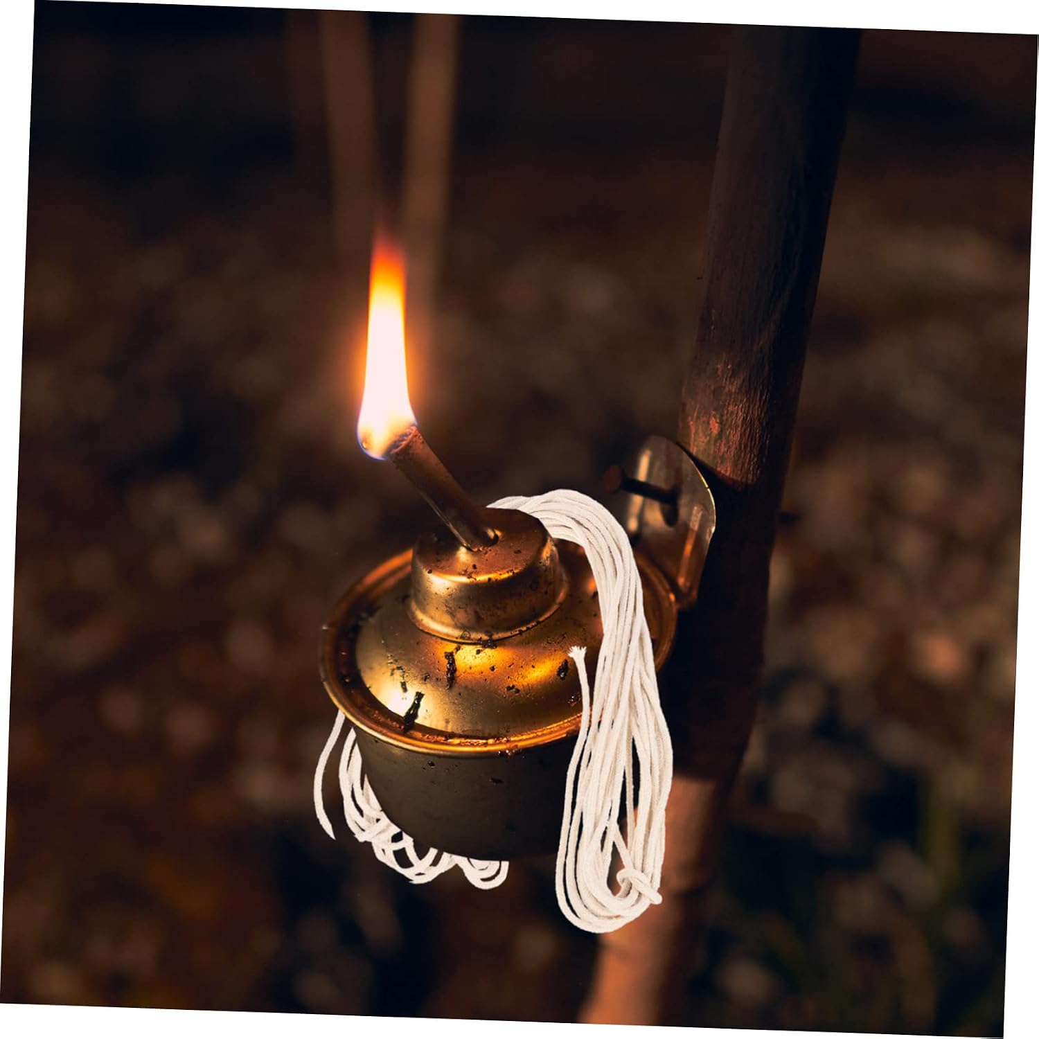 VOSAREA 2rolls Cotton Thread Lamp Wicks Cotton Wicks for Oil Lamps Candle Making Lanterns and Outdoor Lighting