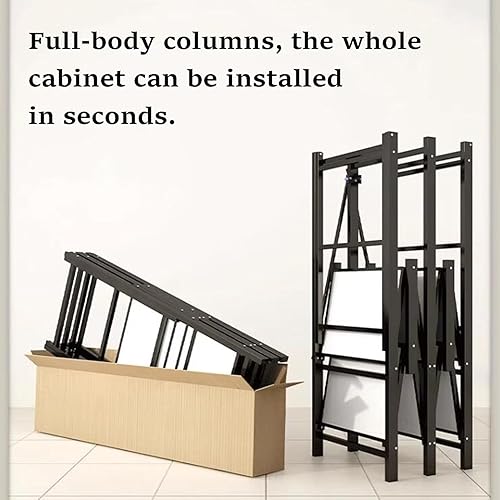 Miniatura 3 de large closets Folding Wardrobe Closet Thickened Steel Pipe Clothes Closet No Assembly Wardrobe Closet Saves Space Fashion Portable Closet