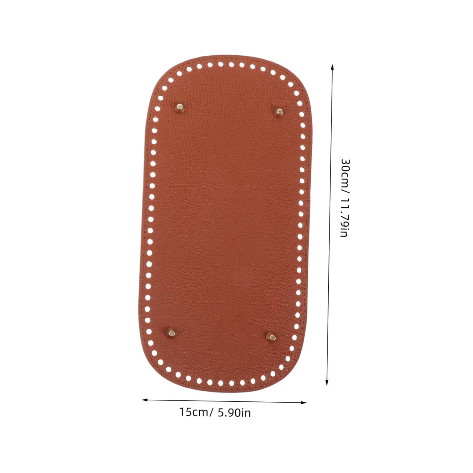 4 Stück Rechteckige Taschenbodenverstärkung aus Pu mit Komfortablem Griff und Tragbarem Design für Selbstgemacht Handtaschen und Häkeltaschen Zubehör