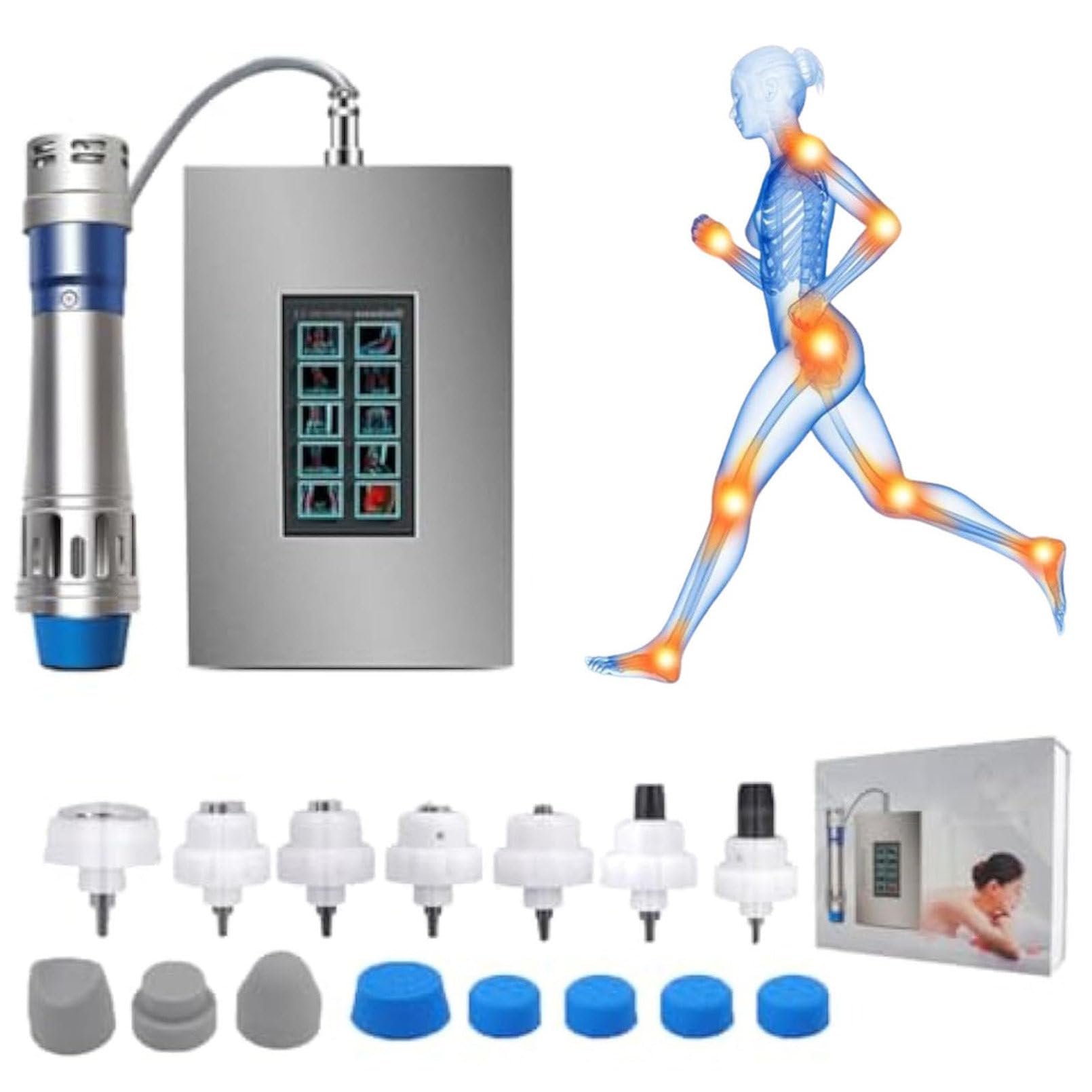 ED Shock Wave Therapy Machine Masażer do łagodzenia bólu mięśni Efektywne urządzenie na zaburzenia erekcji