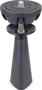 INNOREL 2.95in/75mm Universal Bowl Adapter, CNC Aluminum Alloy Metal Half Ball Bowl Leveler Adapter Convert Video Bowl with 3/8 in Screw Mount on Tripods and Fluid Head for INNOREL RT90C/LT364C/LT324C