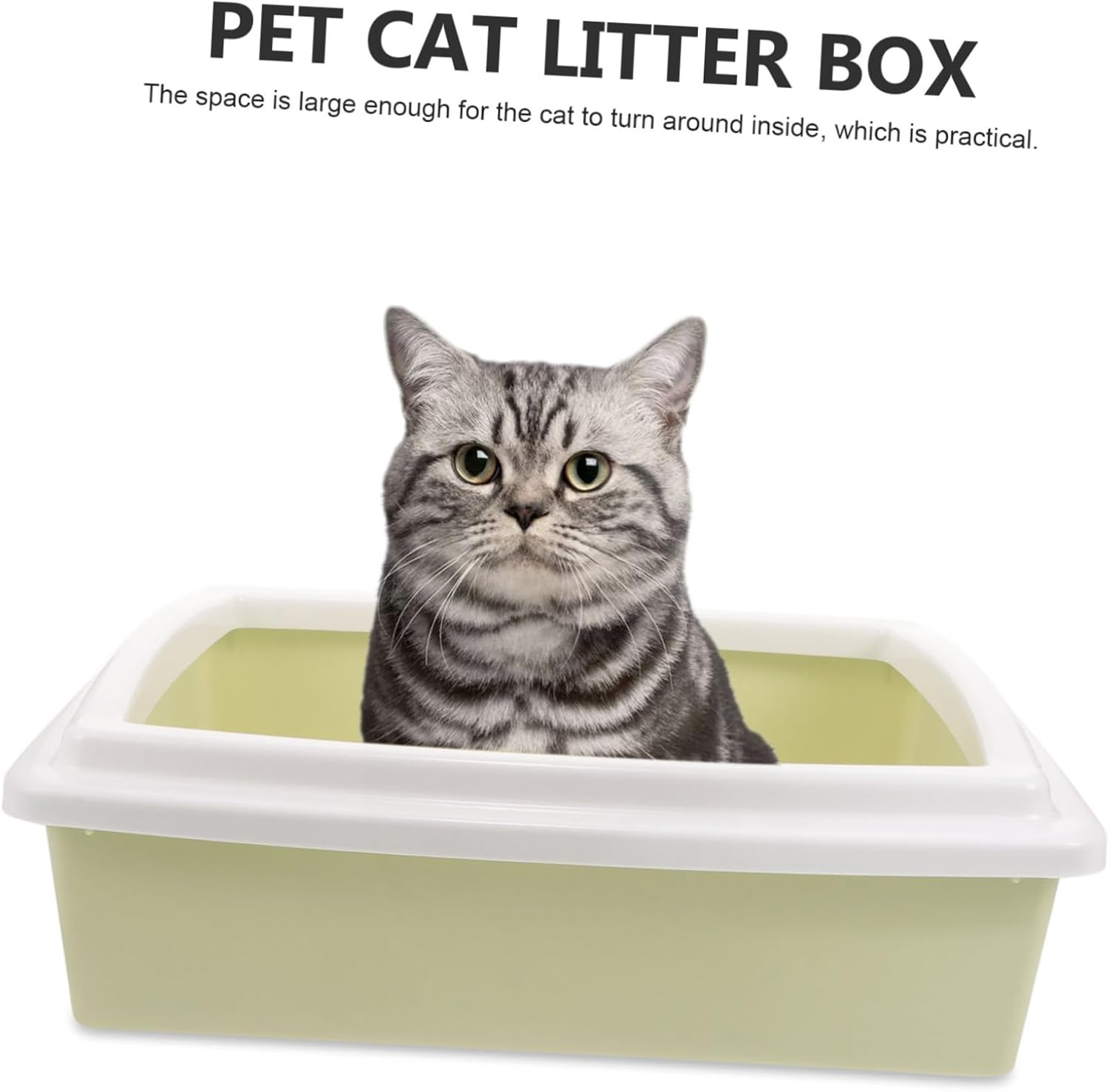 POPETPOP 1 Set Litter Scoop Discreet Litter Small Indoor Pet Supplies Pp Light Green