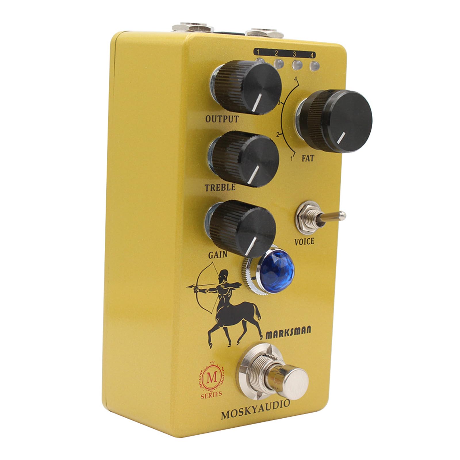 MARKSMAN Boost/Overdrive efektów gitarowych True Bypass przełączanie