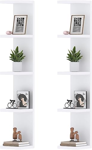 Miniatura 9 de Estante de Pared Blanco Lack de 5 Niveles - Organizador de Exhibición Multifuncional para Figuras de Anime, Funko Pop, Plantas, Maquillaje y Libros