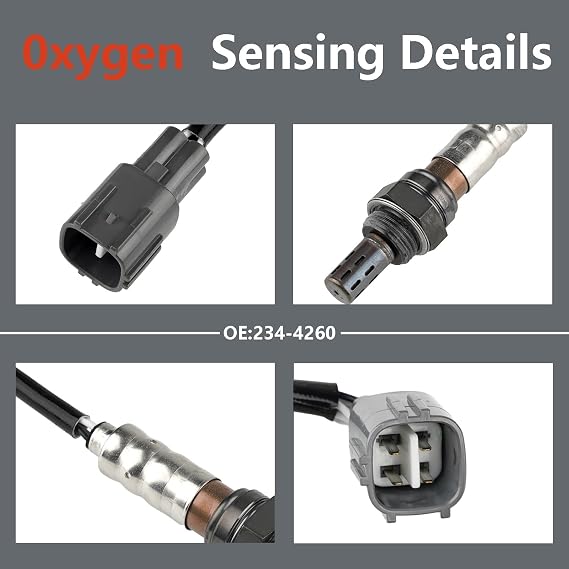 O2 Sensor 234-4260 Downstream O2 Sensor for Lexus ES300 ES330 ES350 GX460 GX470 LX470 LX570, Toyota 4Runner Avalon Camry FJ Cruiser Land Cruiser RAV4 Sequoia Solara Tacoma Tundra Venza