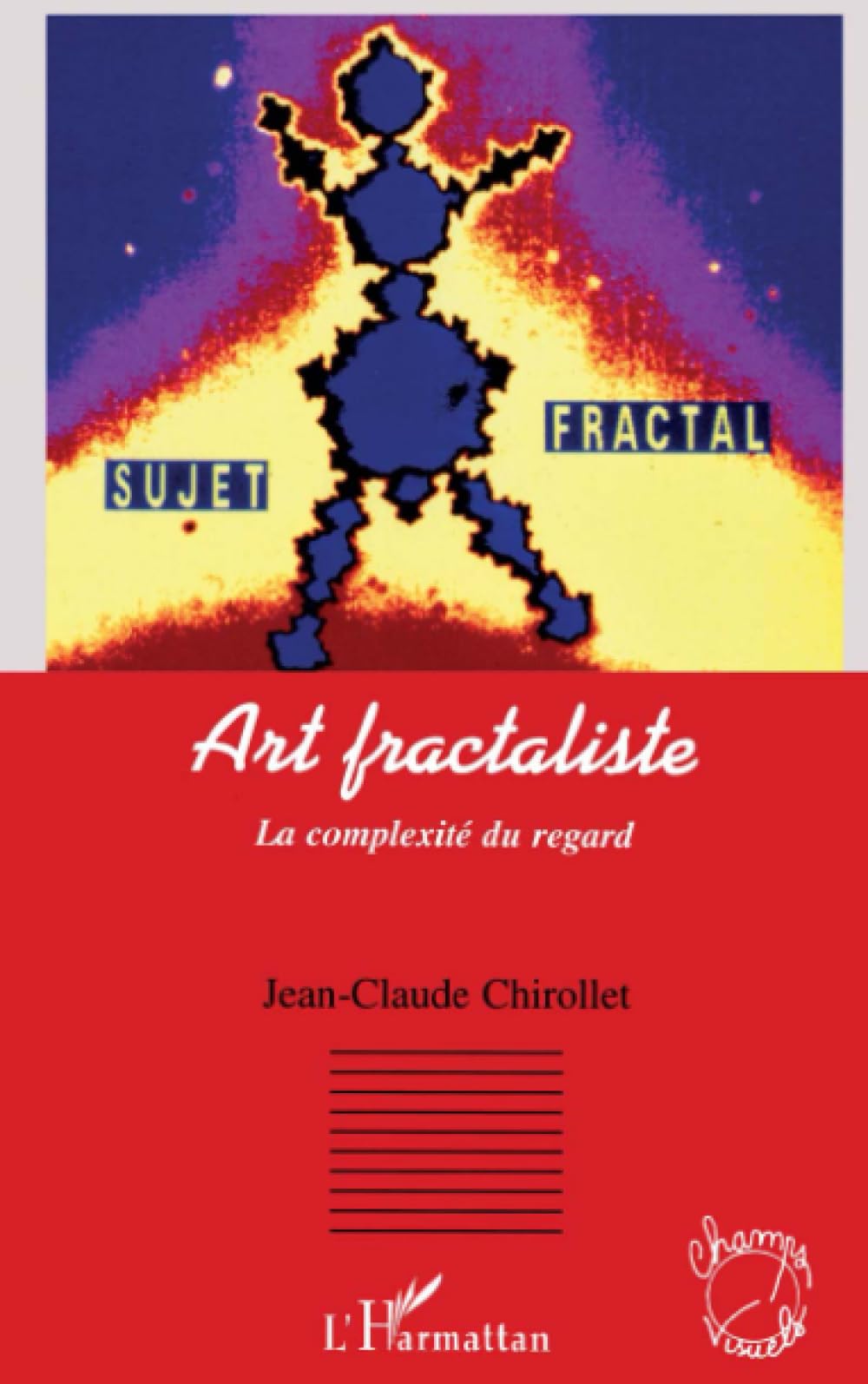 Art fractaliste et la complexité du regard œuvre sur toile premium