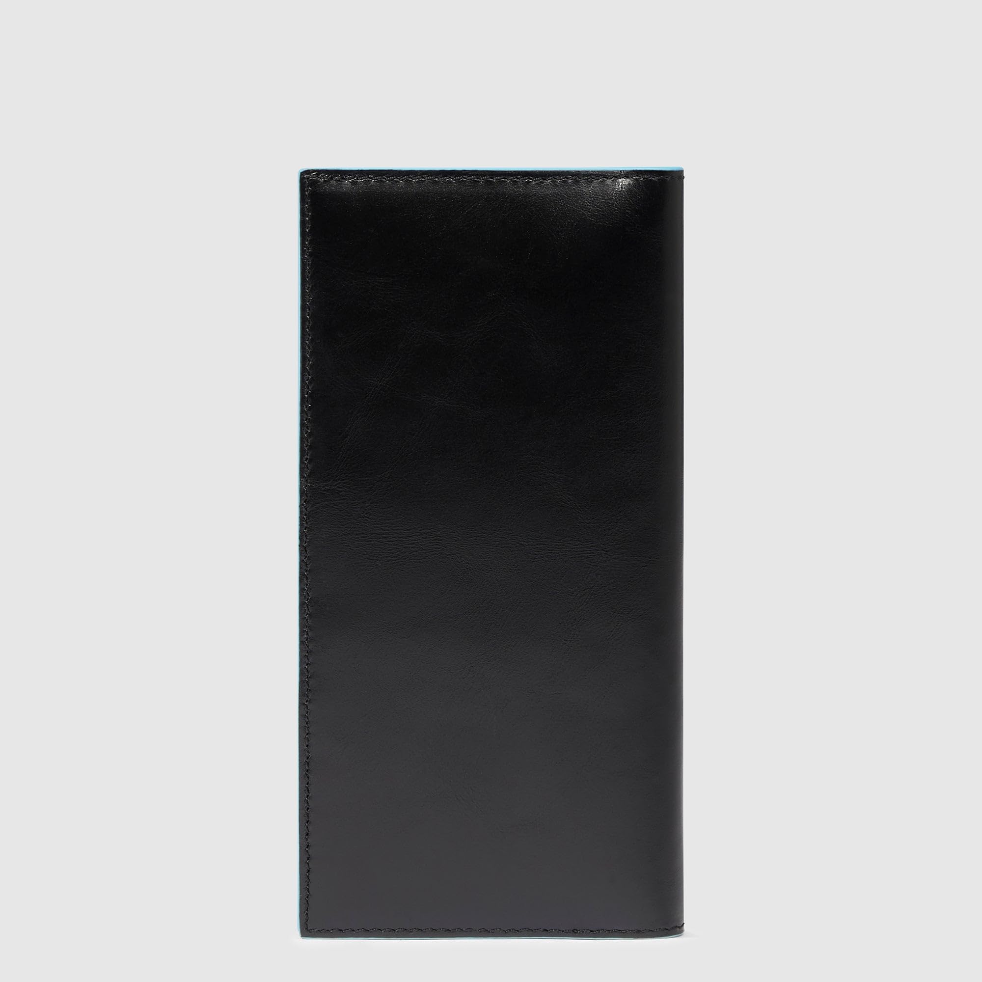 Piquadro – Cartera Vertical Grande de Cuero – Cuero Negro – Hombre