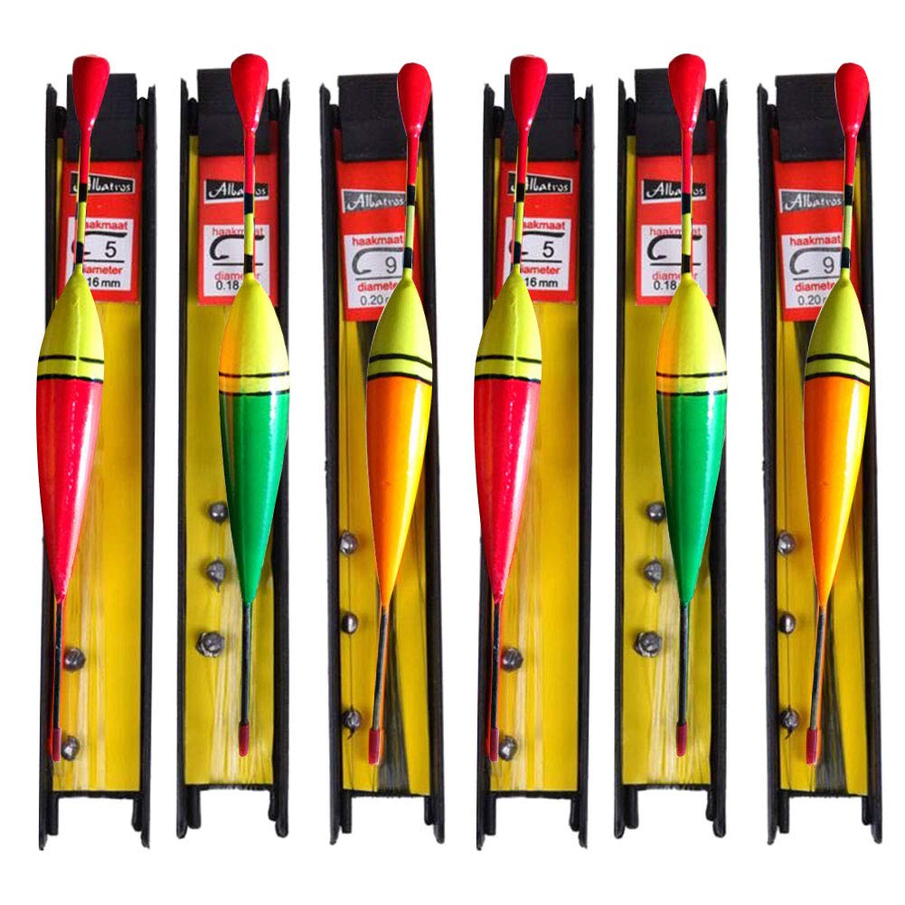 10 Flotadores Pesca Tyenaza - Espuma, Colores Vivos, Para Agua Dulce