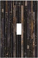 Vista 84 de Placa de pared doble basculante de mármol azul, cubierta decorativa de interruptor de luz de 2 cuadras, moderna acuarela degradada, arte de tinta