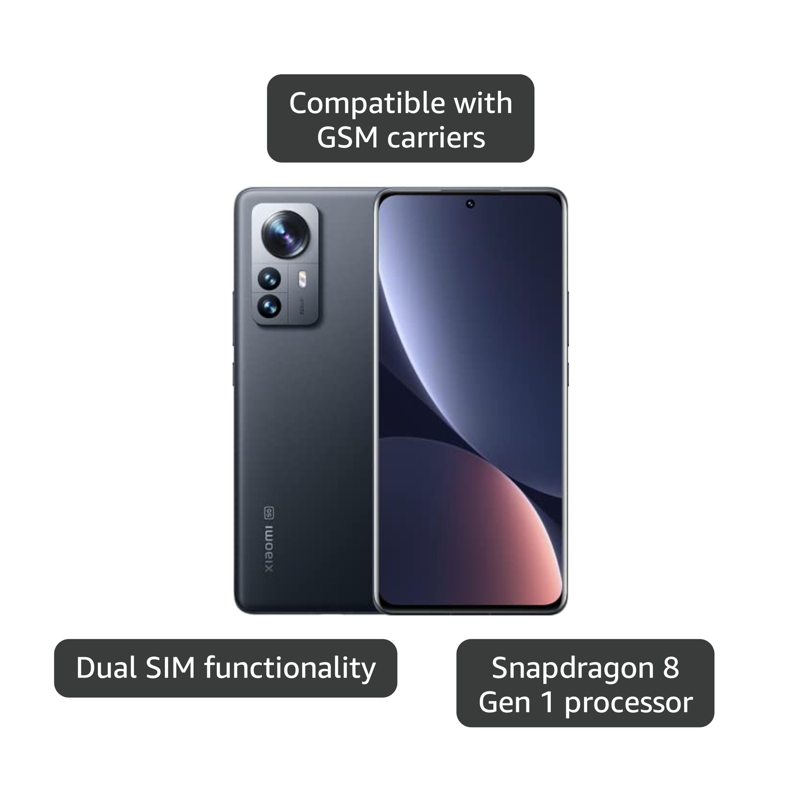 Amazon.com: Xiaomi 12 Pro 5G 12GB/256GB 6,73