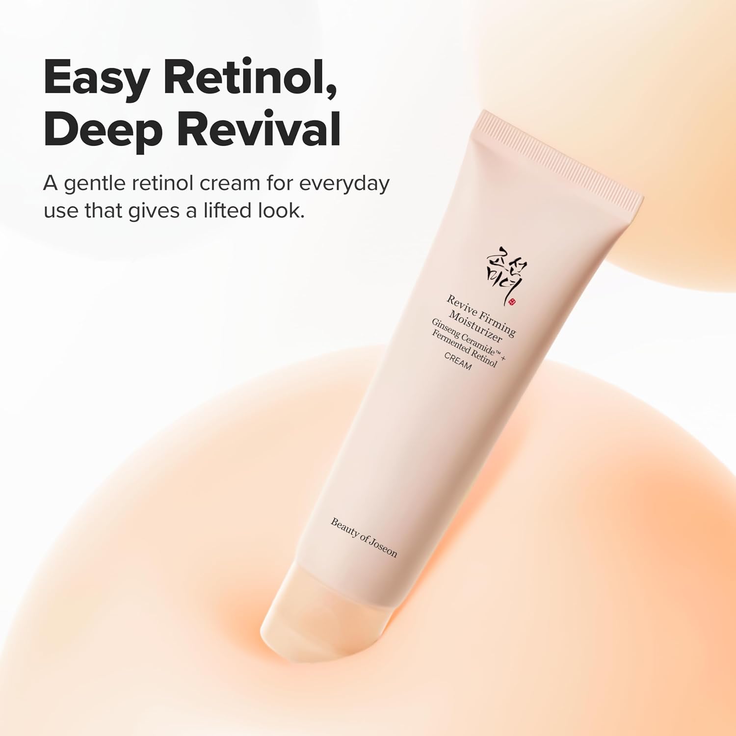 Beauty of Joseon Revive Firming Moisturizer Ginseng Ceramide + Fermented Retinol for Dry, Sensitive Skin Korean Skincare for Women and Men, 60ml,2.02 fl.oz. - Image 3