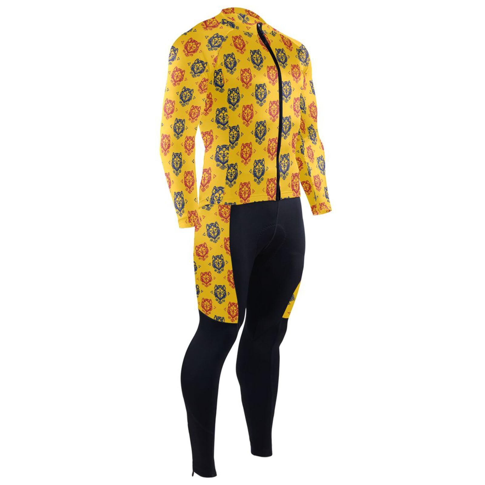 Winter-Radtrikot mit Taschen, leichte Fahrrad-Shirts für Herren, 3D-gepolstert