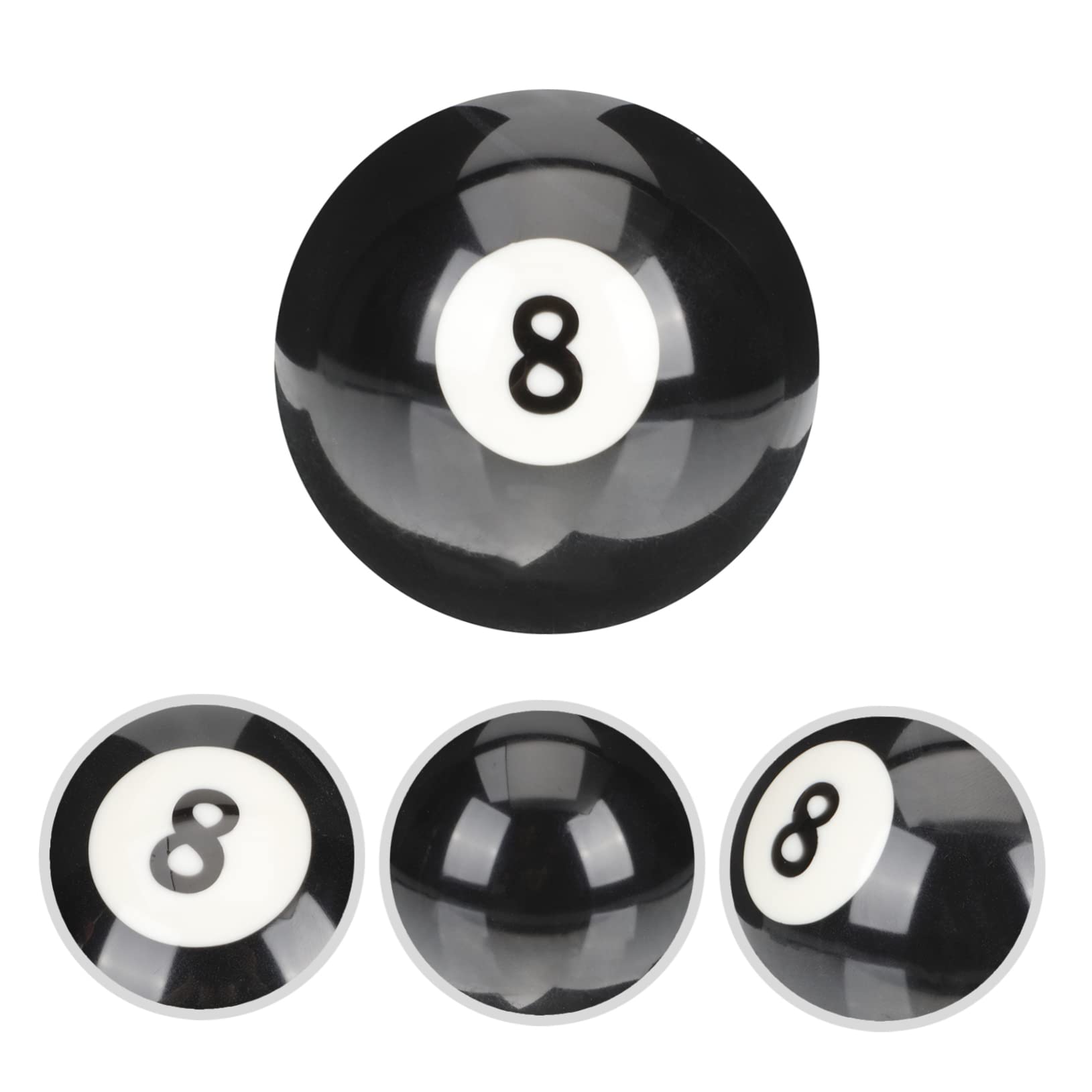 Amazon | MUSISALY 2個 ビリヤード黒 8 ボール biliard billiard