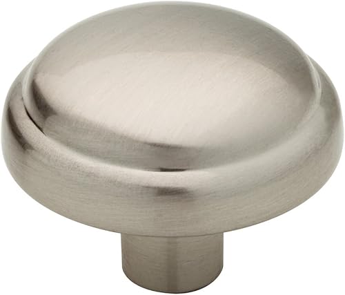 Miniatura 2 de Franklin Brass Pomo para gabinete, níquel cepillado, perilla de cajón de 1-18 pulgadas (1.142 in), paquete de 10, P13545K-SN-B