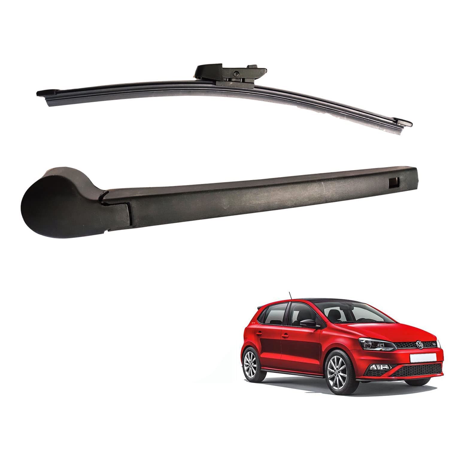 Kylo Rear Windshield Wiper Arm and Blade set Kit | Dicky/Diggi Arm and Blade Set | Back Wiper Kit - Replacement for Polo-picture-33