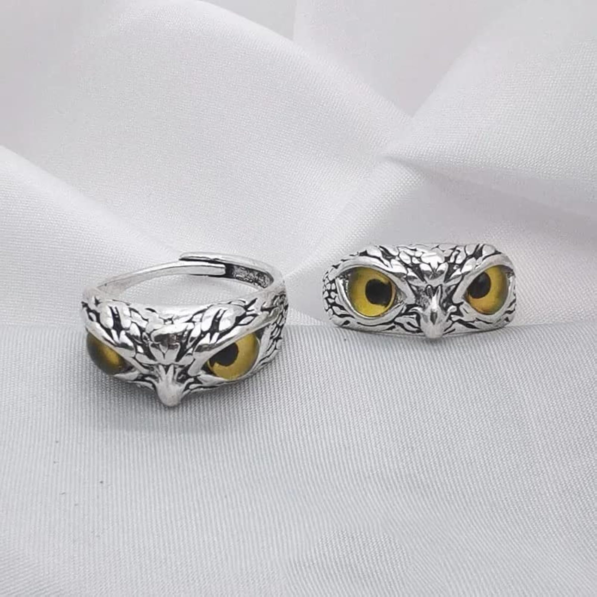 Owl Eye Ring, Athena's Lucky Vintage Design