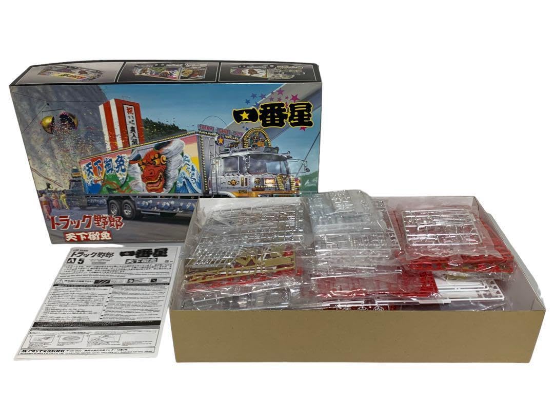トラック野郎 No.5 ★一番星★ 天下御免 アオシマ　新品未組立　プラモデル Amazon | アオシマ 1/32 トラック野郎 No.05 一番星 天下御免