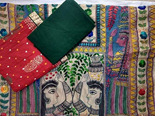 katha work dress material