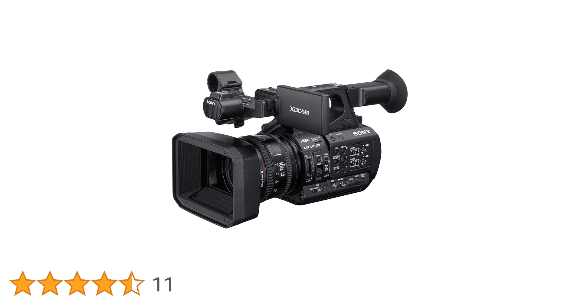 【未使用】 SONY製イメージセンサー搭載 4K ビデオカメラ ブラック Amazon | ソニー 4K 3-CMOS 1/3型センサー XDCAM
