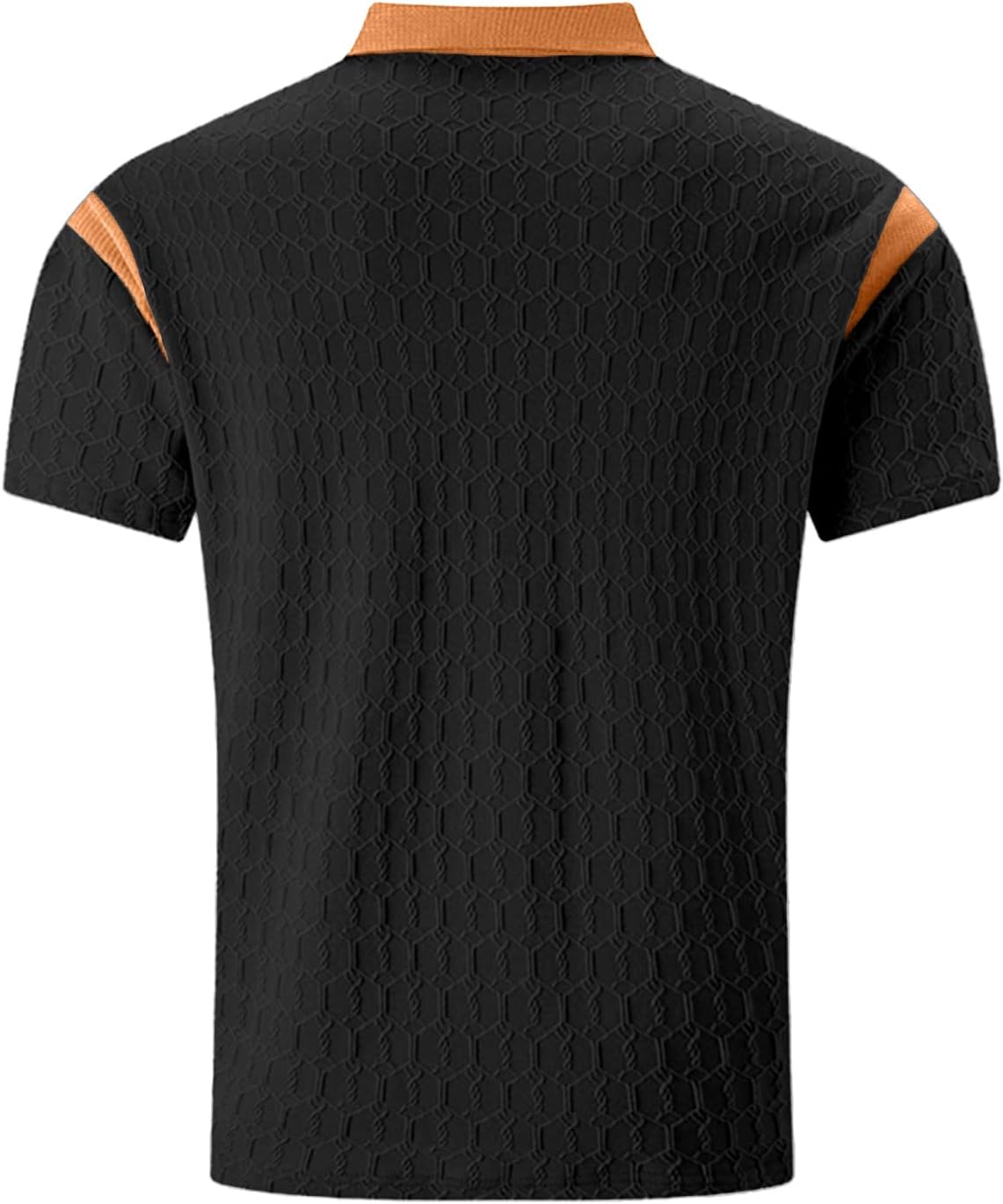 Men's Waffle Polo Shirts Short Sleeve V Neck Casual Lightweight Tops Summer Slim Fit Golf Shirts with Pocket 2026 - Image 5