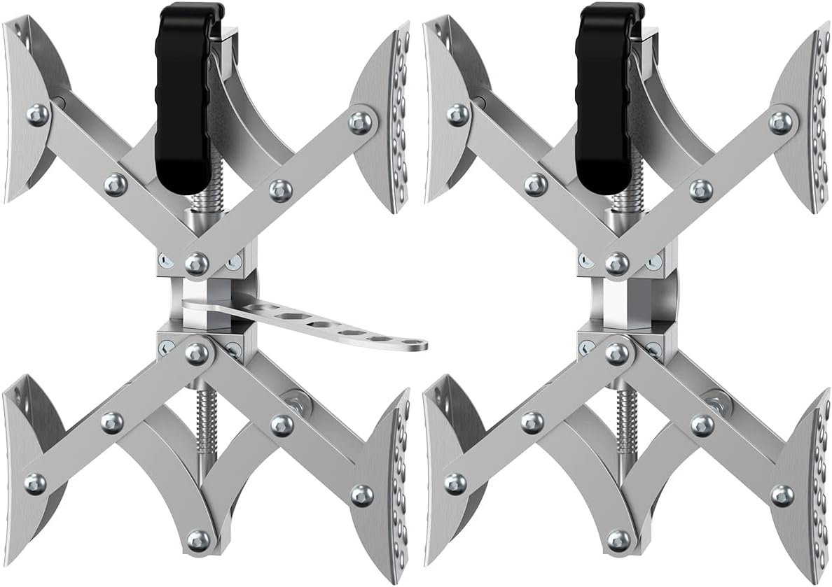 X Chocks Wheel Stabilizer for Travel Trailers PRO [Specially Designed for Travel Trailers] Camper Wheel Chock Scissor Anti-Move Tire RV Accessories and Parts Multi-Function Wrench