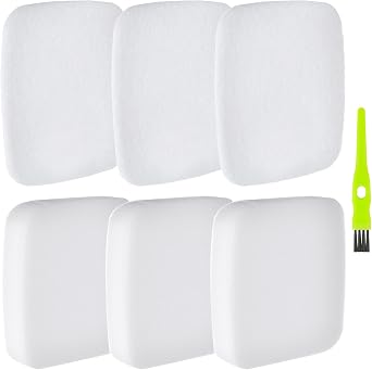 Filters Replacement for Shark Performance Lift Away UV850 UV900 DuoClean PowerFins Upright Vacuum,3 Foam & 3 Felt Filter Kit, Compare to Part #XFFK602UKT Not Fit LA502, LA322 Vacuum