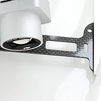 Vista 4 de Protector de cardán negro de fibra de vidrio compatible con DJI Phantom 4/Phantom 3 estándar, profesional y avanzado, protege la cámara y el cardán