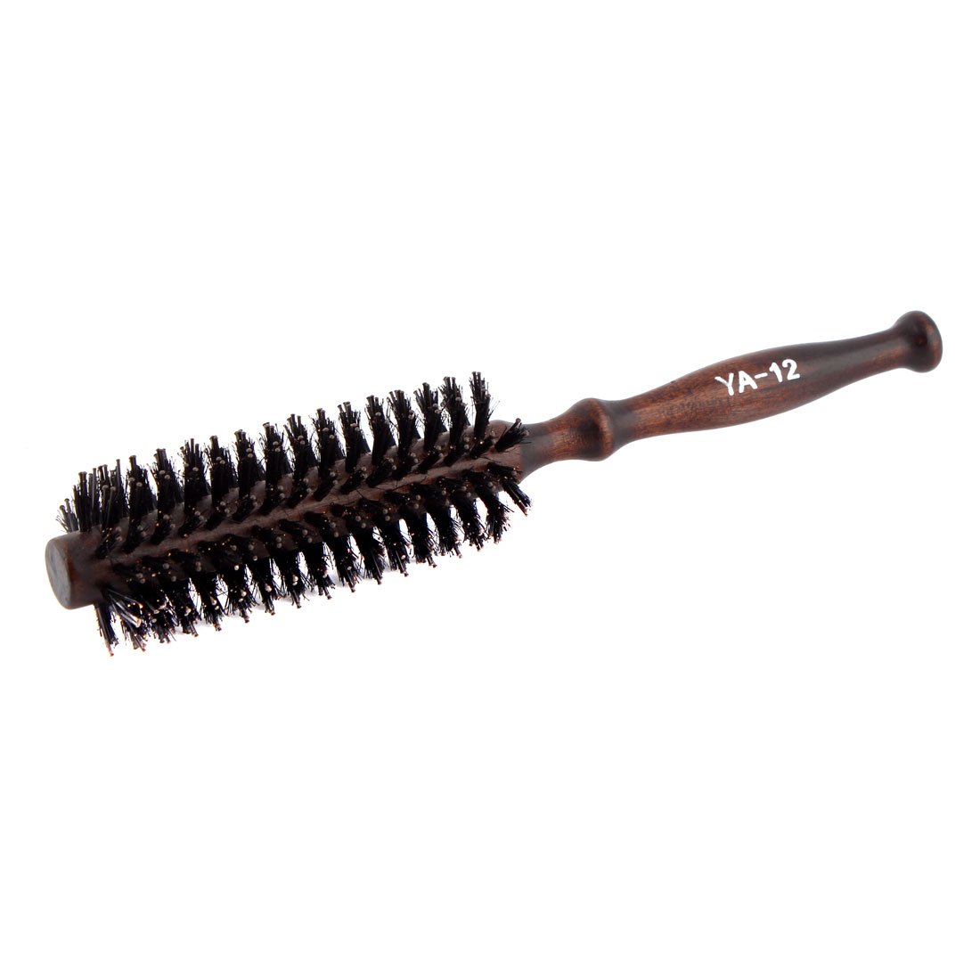 Buy Wood Handle Plastic Bristles Wavy Hairstyle Hair Brush Round Comb