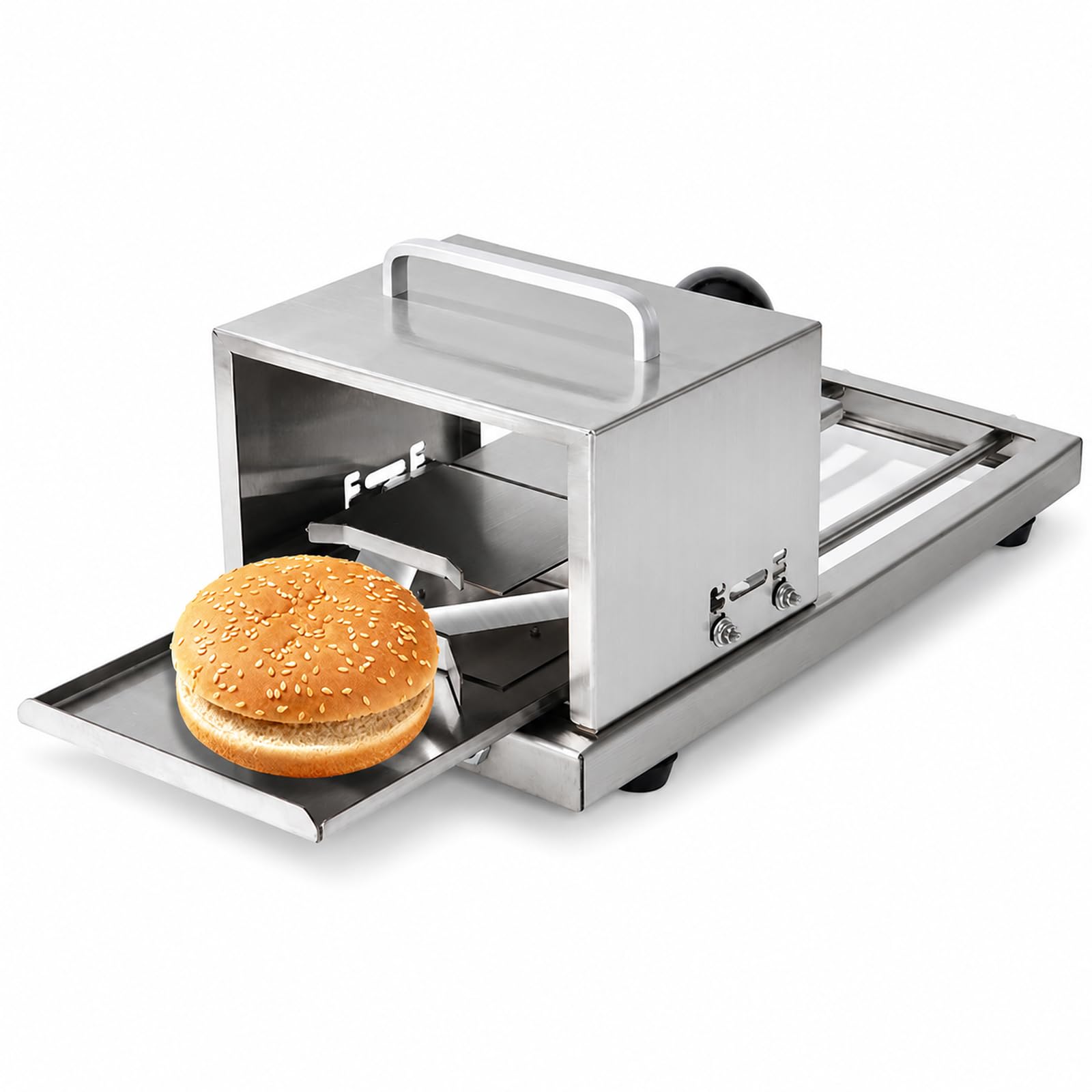 Tagliapane Manuale per Panini Hamburger 450-720 pz/h, Acciaio Inox
