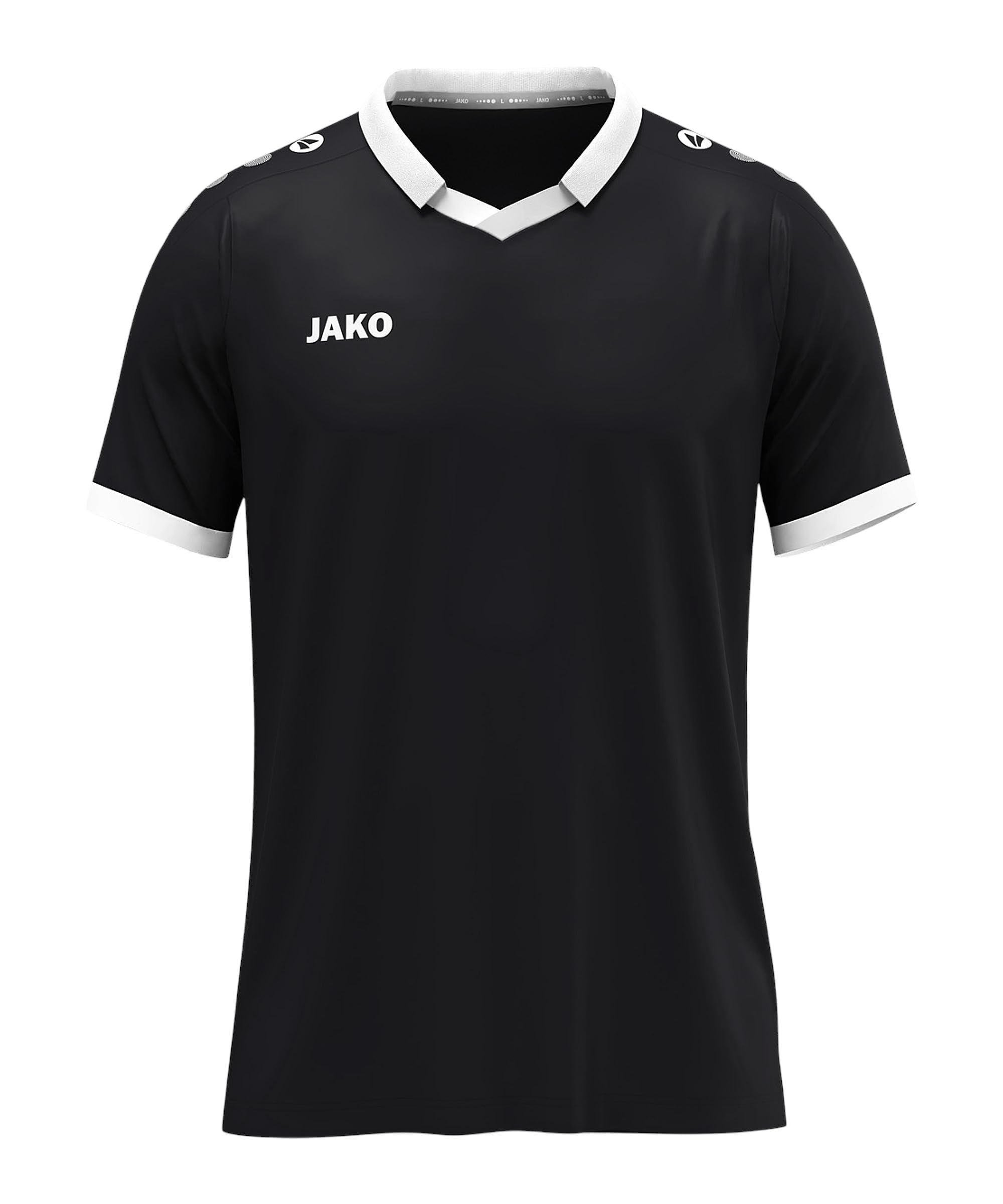 JAKO Unisex Glory Short Sleeve Jersey Black/White L
