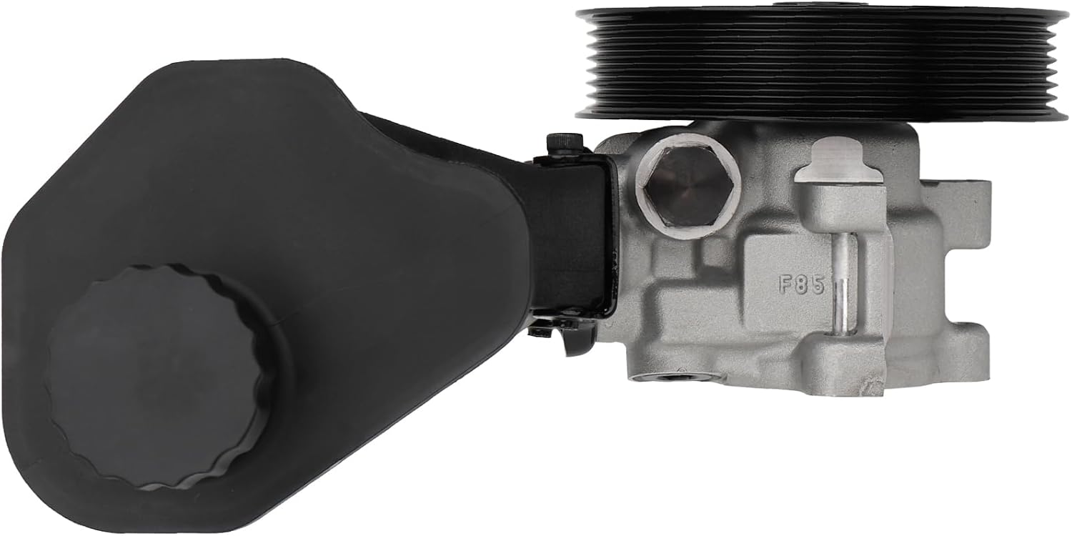 Power Steering Pump with Pulley & Reservoir Fit for Dodge Ram 1500 2002 2003 2004 2005 2006 2007, 3.7L V6 4.7L 5.7L 5.9L V8, 20-70269