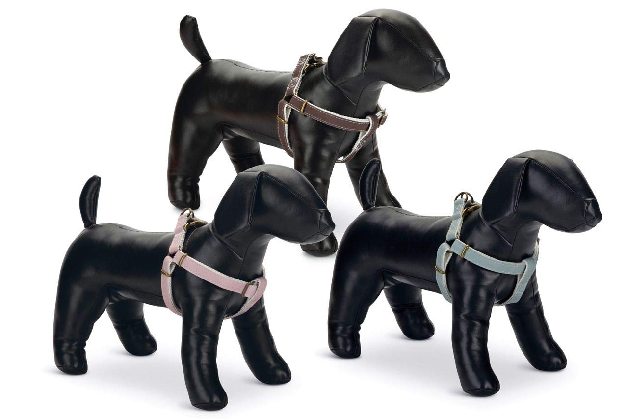 BeezteesDesigned by Lotte Dog Harness, Nylon, 10 mm x 26-40 cm, Light Pink