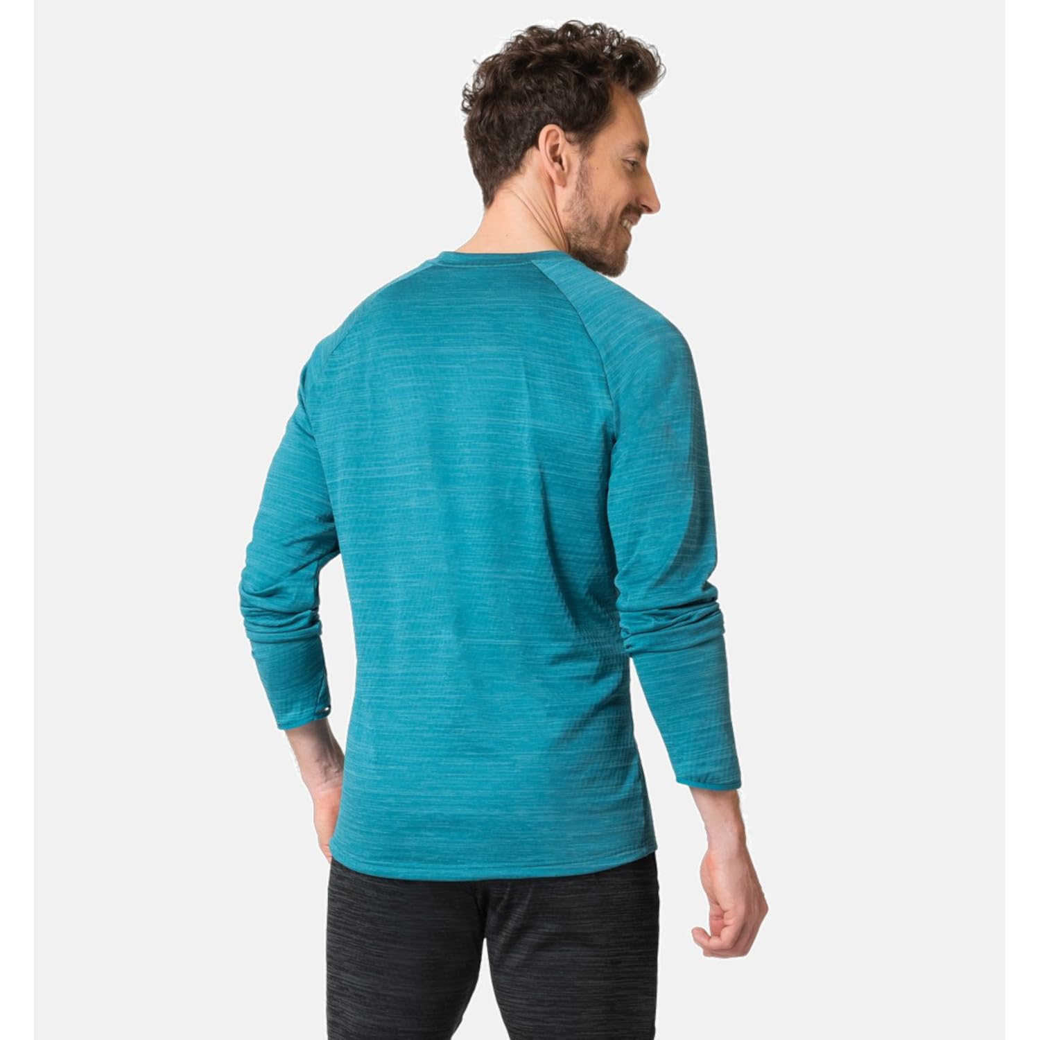 Odlo Uomo Top da Corsa Run Easy Warm