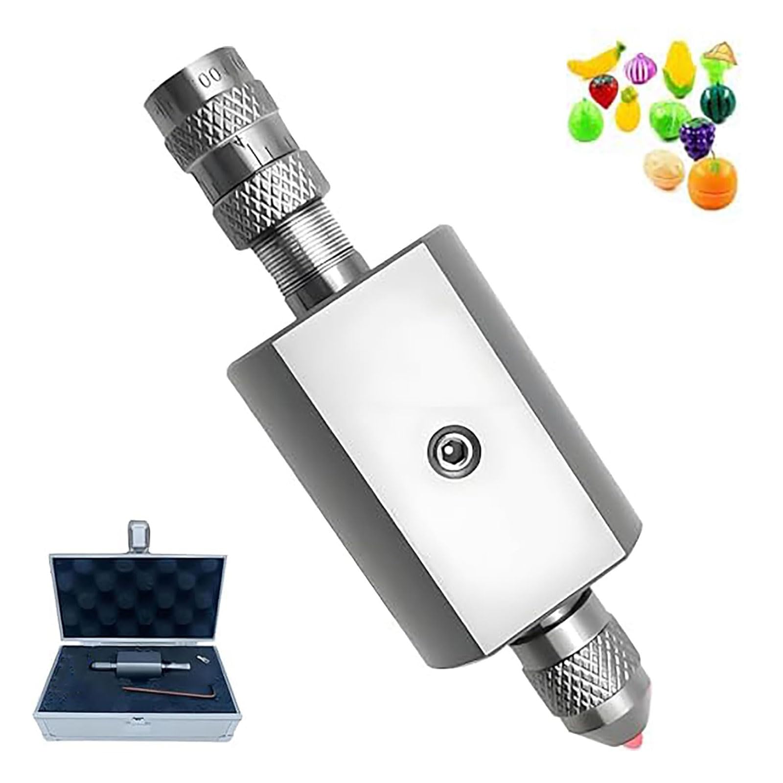 Tester Per Bordi Taglienti Rilevatore Di Punte Affilate Per Piccoli | Strumento Di Test Per Bilancia Precisa Con Valigetta Portatile Per Test Di Sicurezza Su Prodotti In Plastica Metallo(silver)