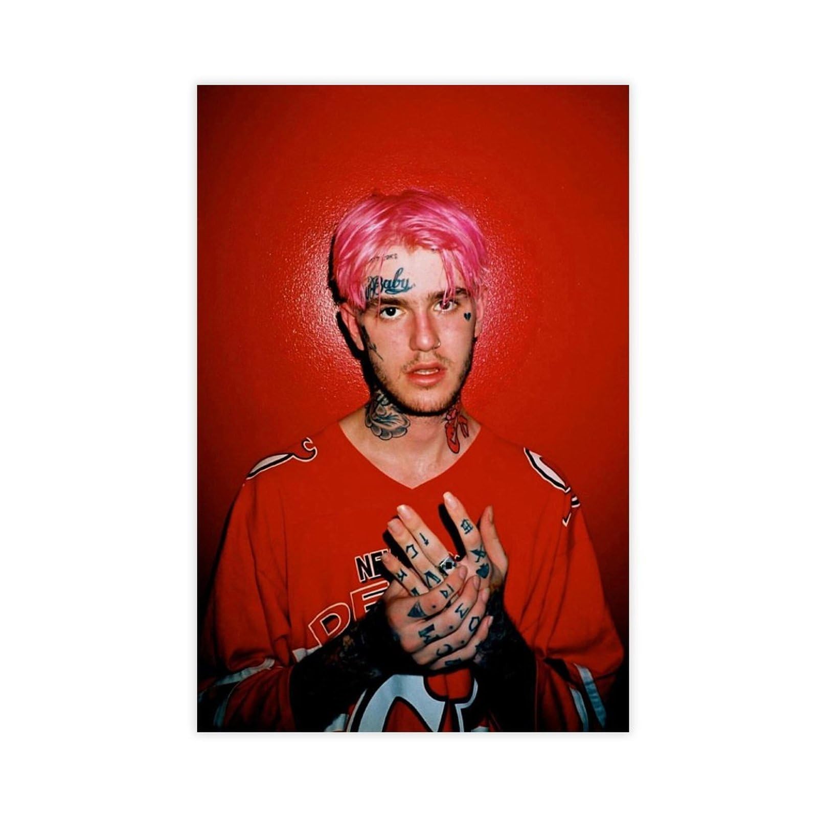 SAOGVDC Rapper Lil Peep Poster (1) Canvas Poster for Bedroom Decor Gift