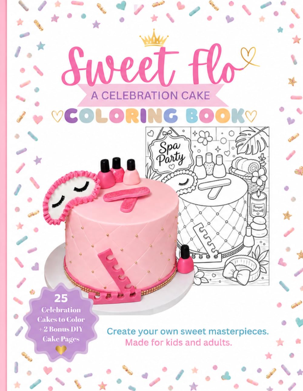 Sweet Flo: A Celebration Cake Coloring Book