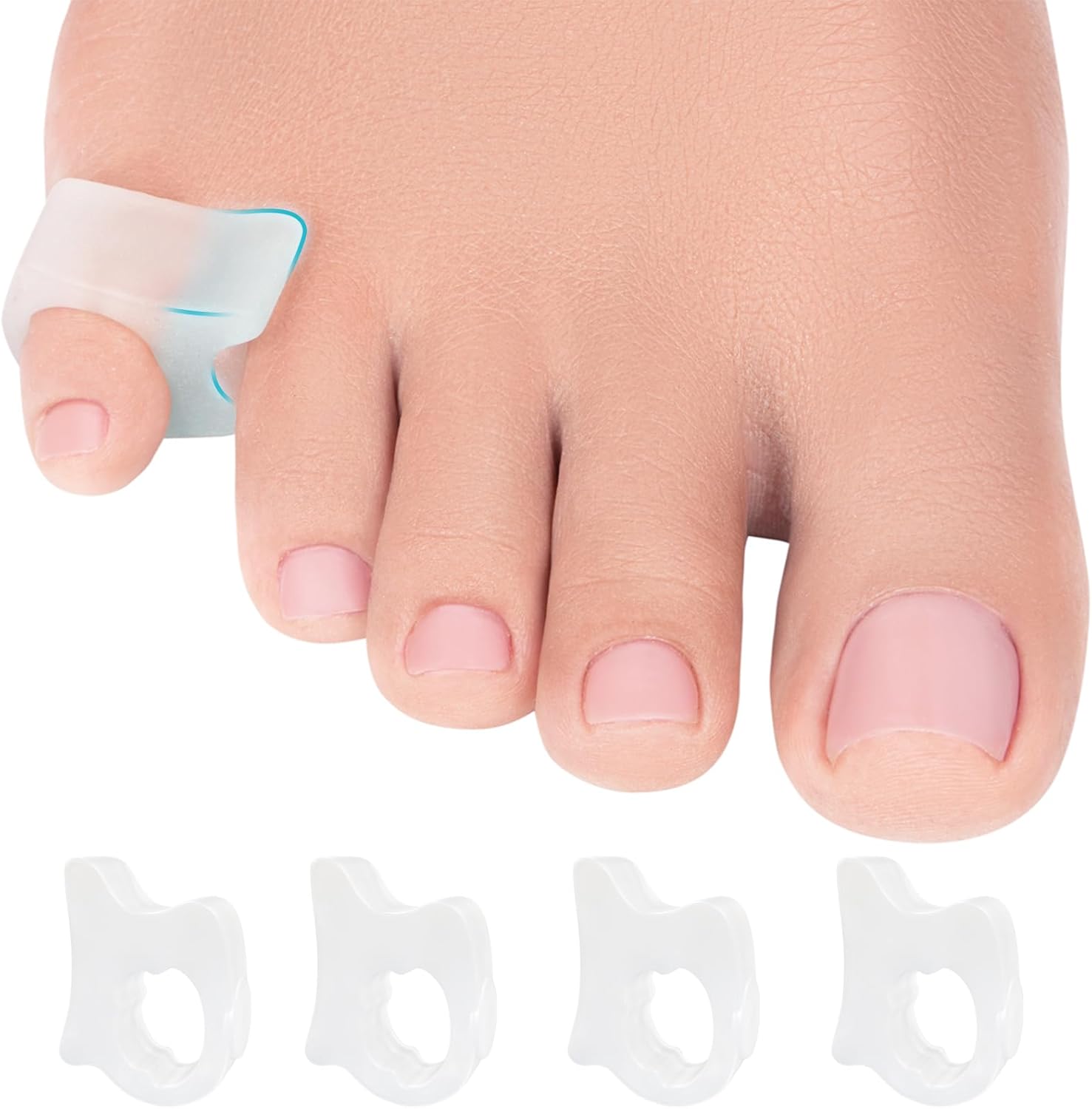 Toe Spacers for Women and Men 4Pack Little Toe Separators Toe