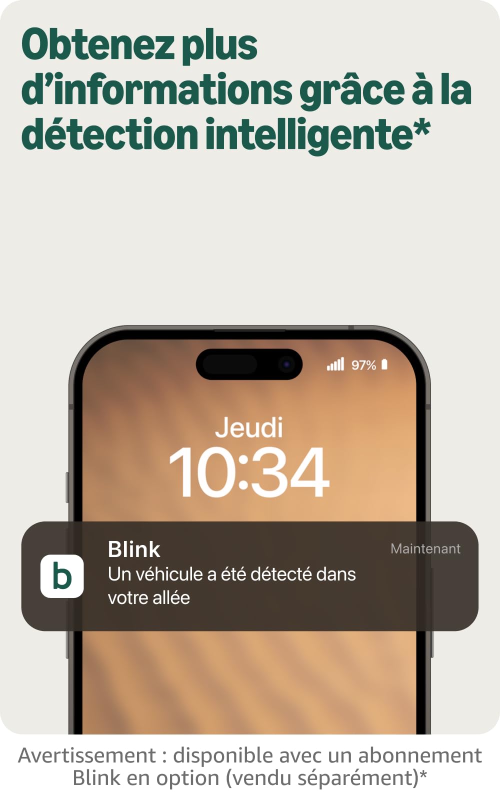 Caméra extérieure 2K+ Blink (nouvelle génération) +Blink Sonnette vidéo 2K+ filaire (nouvelle génération) — module de synchronisation de base inclus — système de 1 caméra, noir