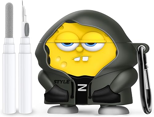 Estuche lindo para AirPods Pro 3 (2025) Divertido con personajes de anime kawaii de dibujos animados 3D geniales Funda de silicona compatible con