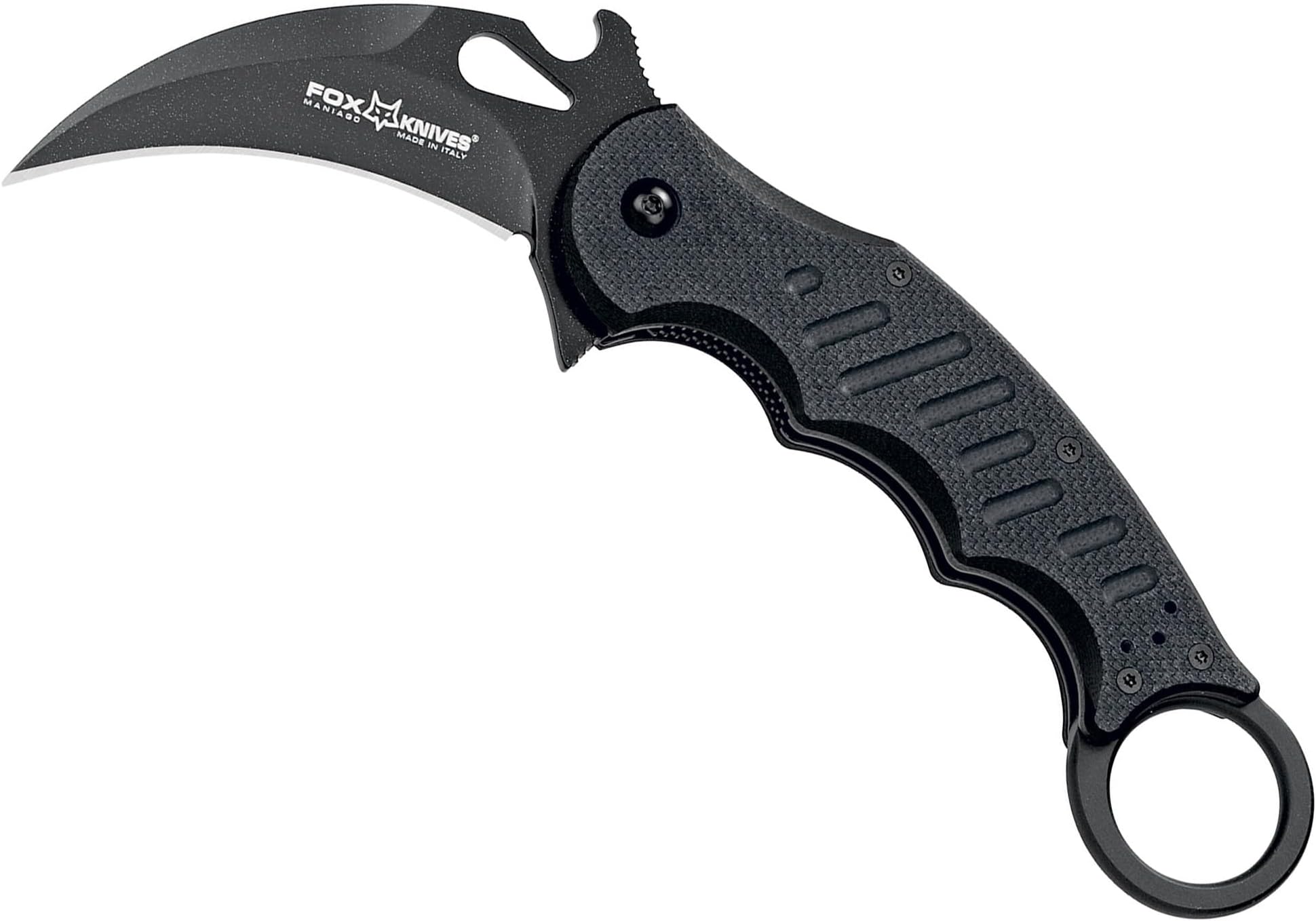 479 Folding Pocket Knife - N690Co Stainless Steel, Black Idroglider Blade Finish, Linerlock, Black G10 Handle, Reversible Pocket Clip