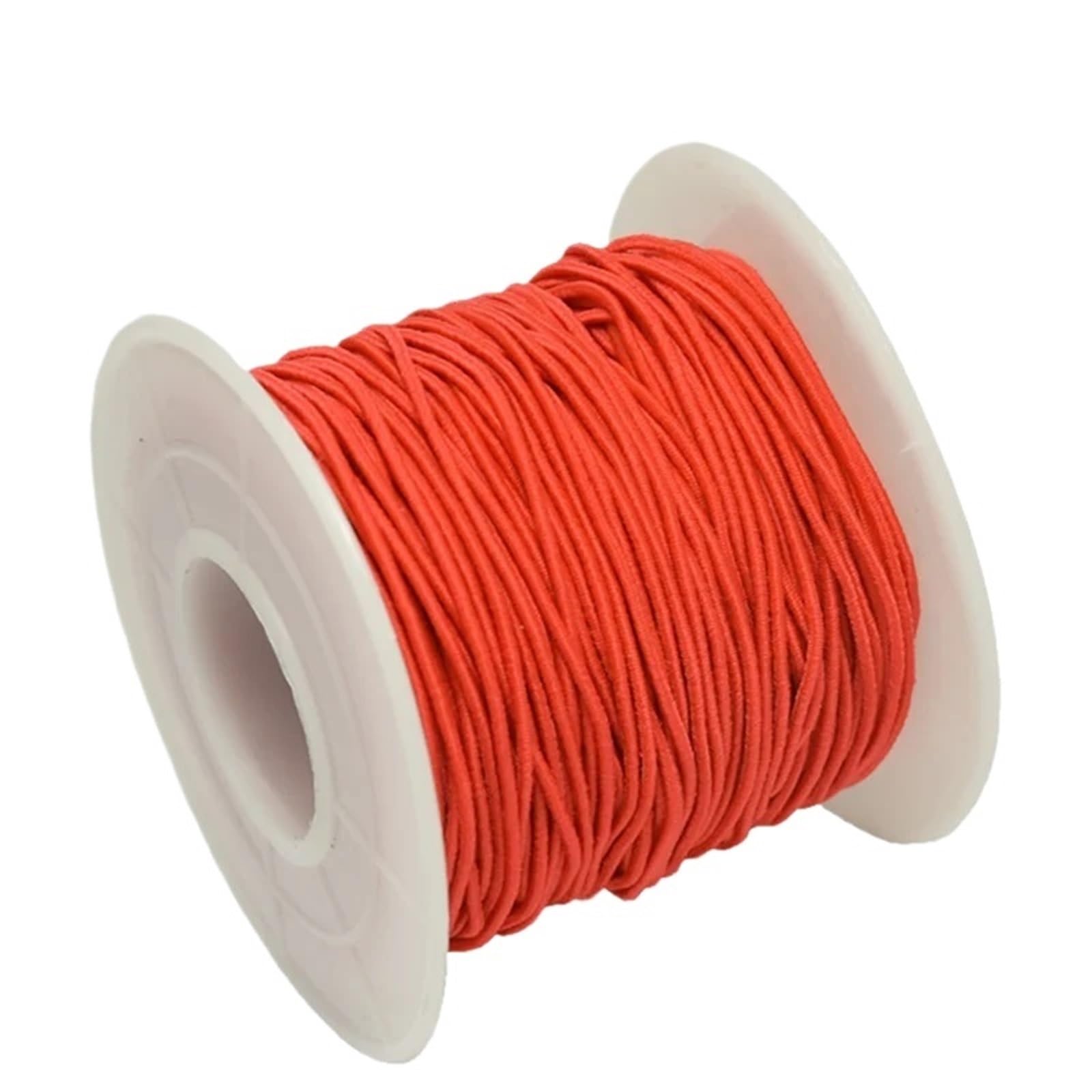 Elastic String for Bracelets 10Roll Cord for 1mm Stretch Crafting Threads for Jewelry Making DIY Crafts Supplies 50Meters/Roll Sewing Necklace Beading(Red)