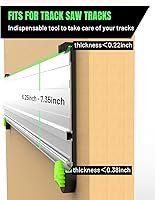 Vista 6 de Track Rack for Guide Rail, Guide Rail Holders, Track Saw Guide Rail Mount, Track Saw Guide Organizer 2 Pack