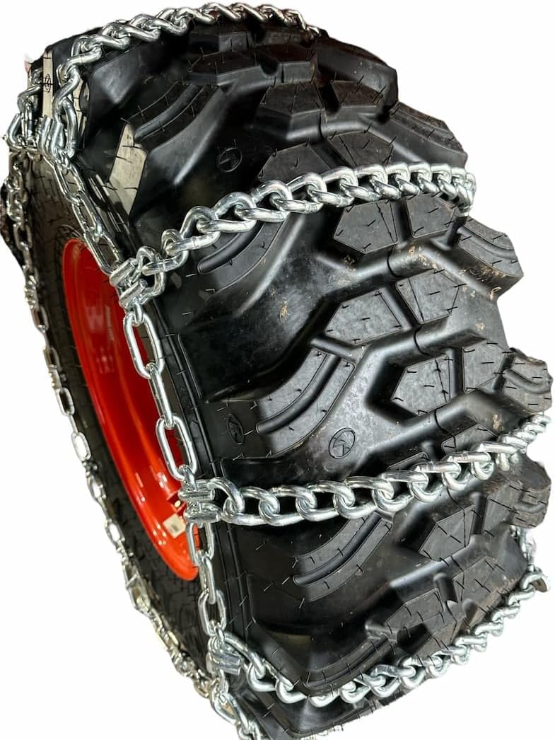 TireChain.com 12.5/80-18 Four Link Tractor Tire Chains