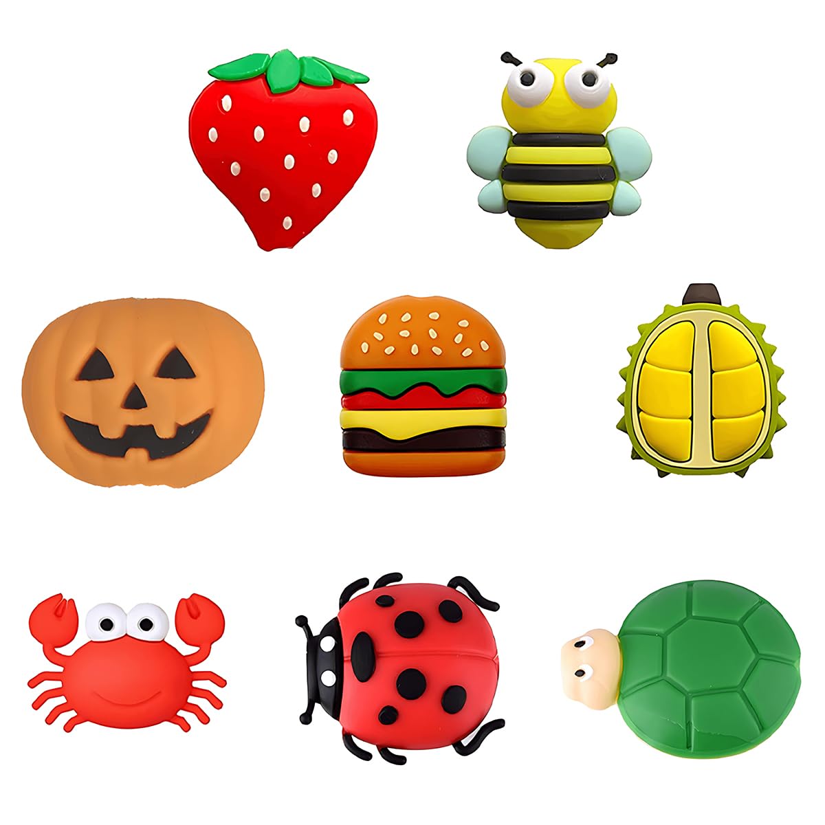 Proteggi Cavo - Protettore Frutta Animale Cartone Animato, Protezione Caricatore per Animali, Prevenire Rottura USB Phone