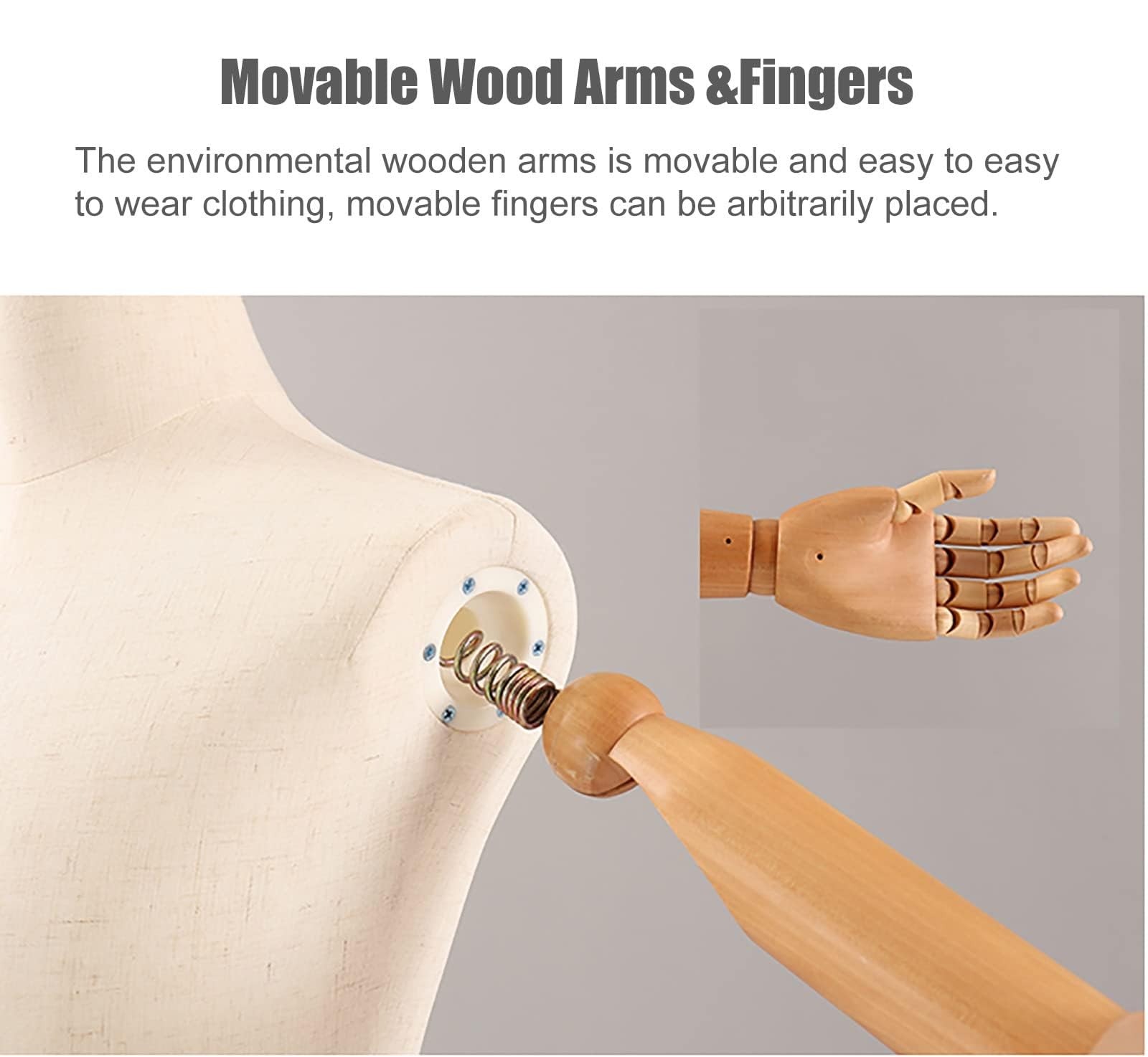 Amazon.co.jp: 高さ調節可能な男性ハーフマネキントルソー - 男性用