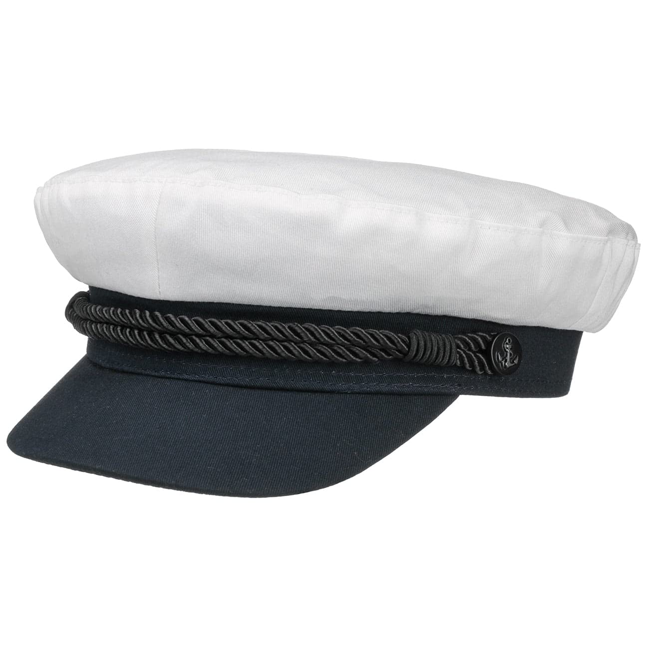 HAMMABURG White Starline Berretto Marinaio elbsegler in Cotone Unisex Tutto l Anno