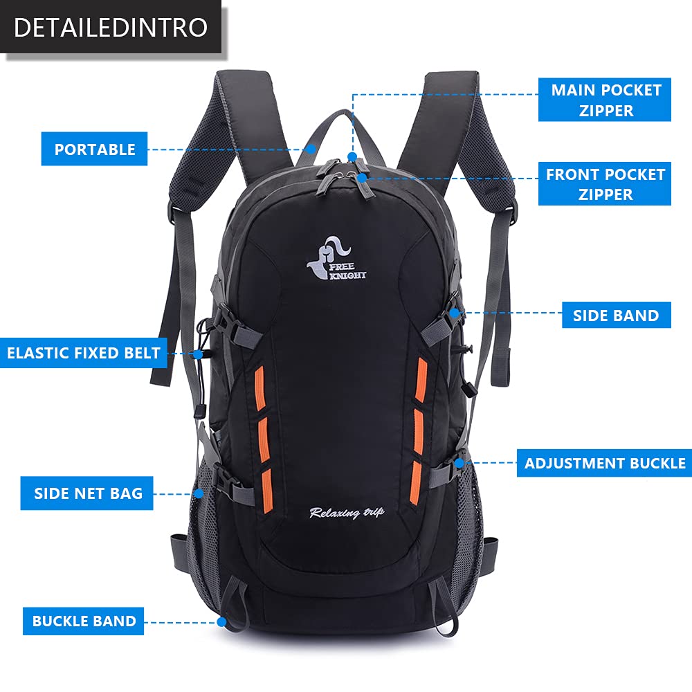 40 l leichter Tagesrucksack, Radfahren, Wandern, wasserabweisend, Reiserucksack