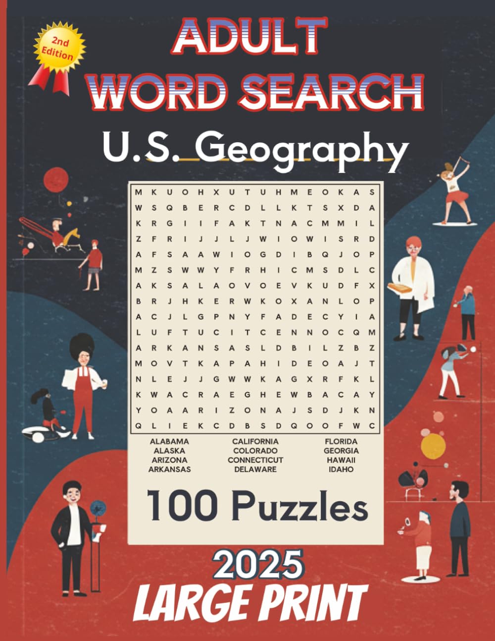 100 BIG Adult Word Search Puzzles: FUN & Challenging Large Print Word Find Puzzles for Seniors and Adults